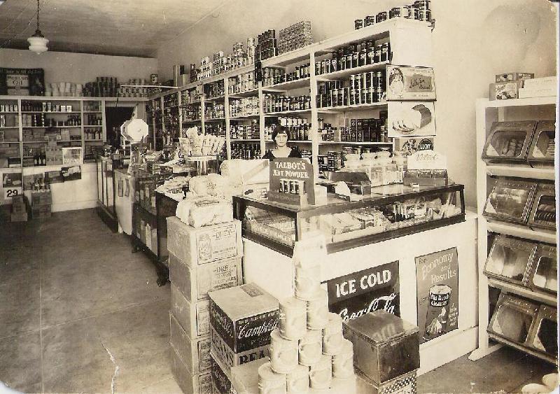 Mary Ann Merlo in store, summer 1924 